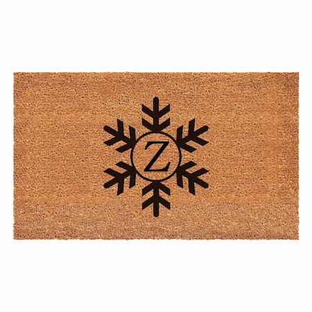 Calloway Mills Monogram Door Mat, Black, Natural, 30 in W x 48 in L 108793048Z